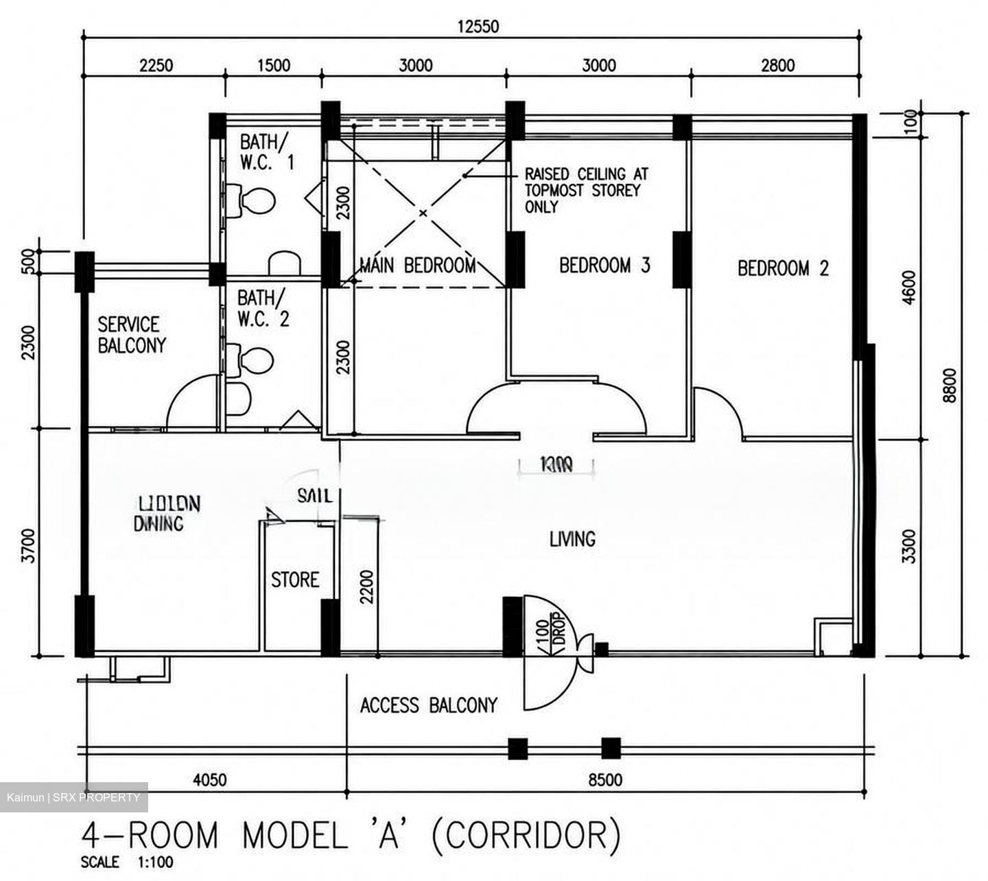 Blk 715 Woodlands Drive 70 (Woodlands), HDB 4 Rooms #605061191